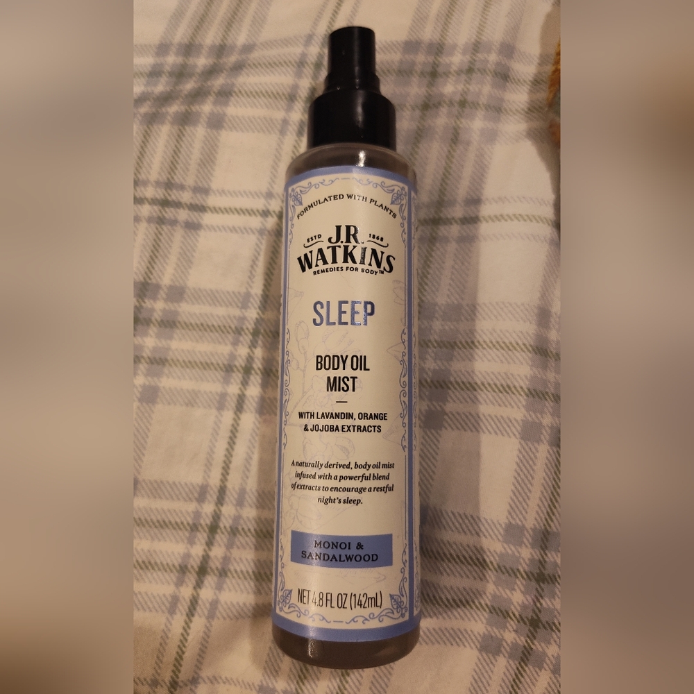 NEW! JR Watkins "Sleep" Body Oil Mist 4.8oz